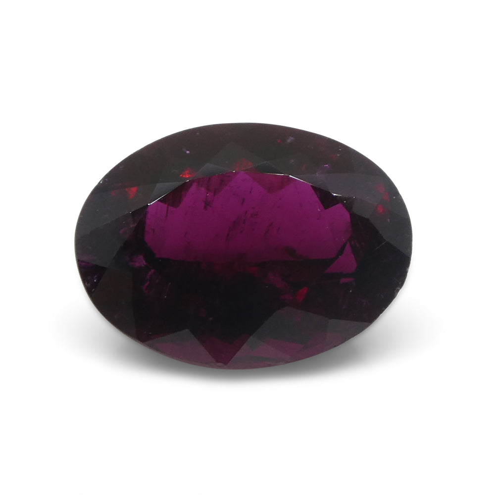 Tourmaline 4.67 cts 12.79 x 9.58 x 6.03 Oval Red $2110