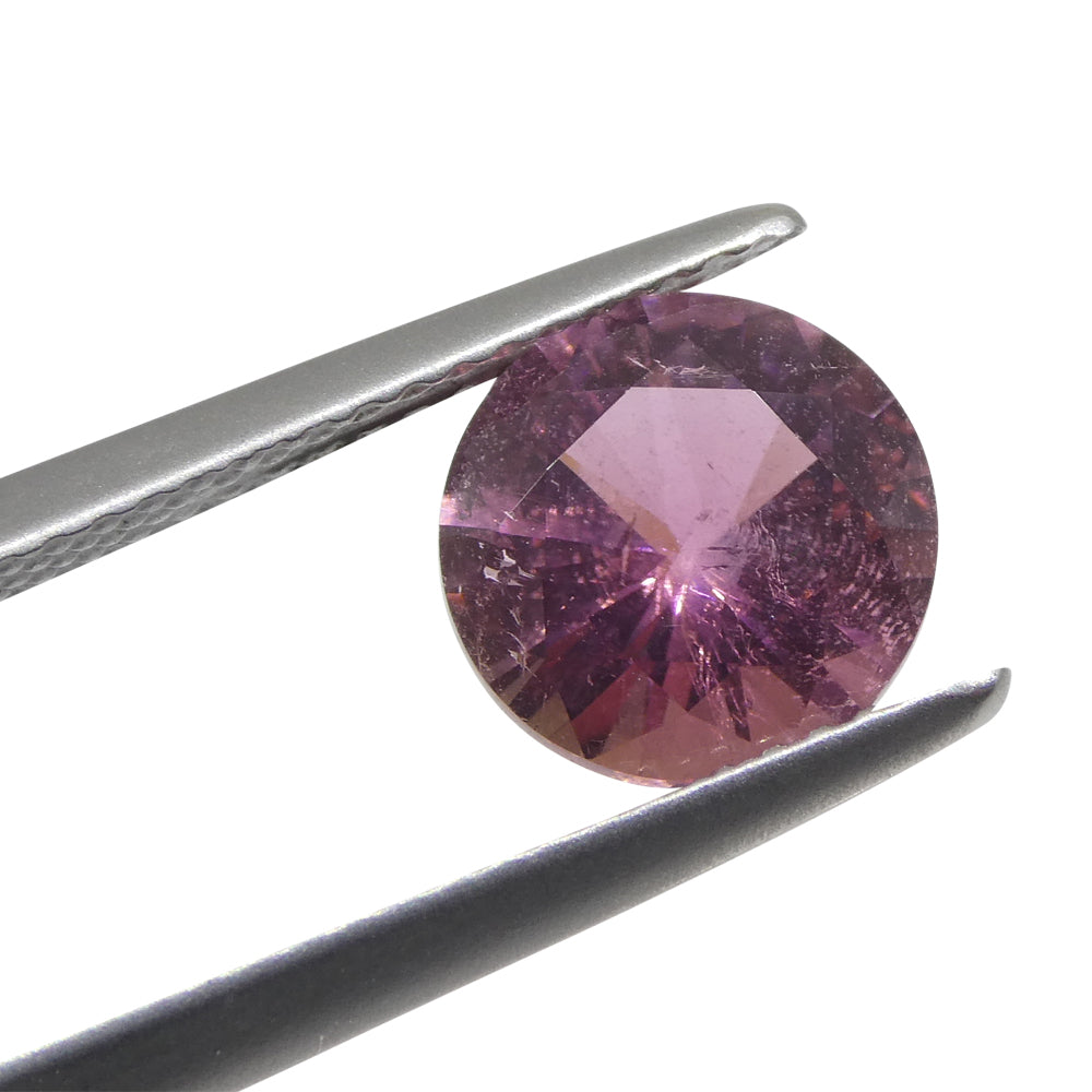 Tourmaline 2.05 cts 8.36 x 8.38 x 5.22 Round Pink $720
