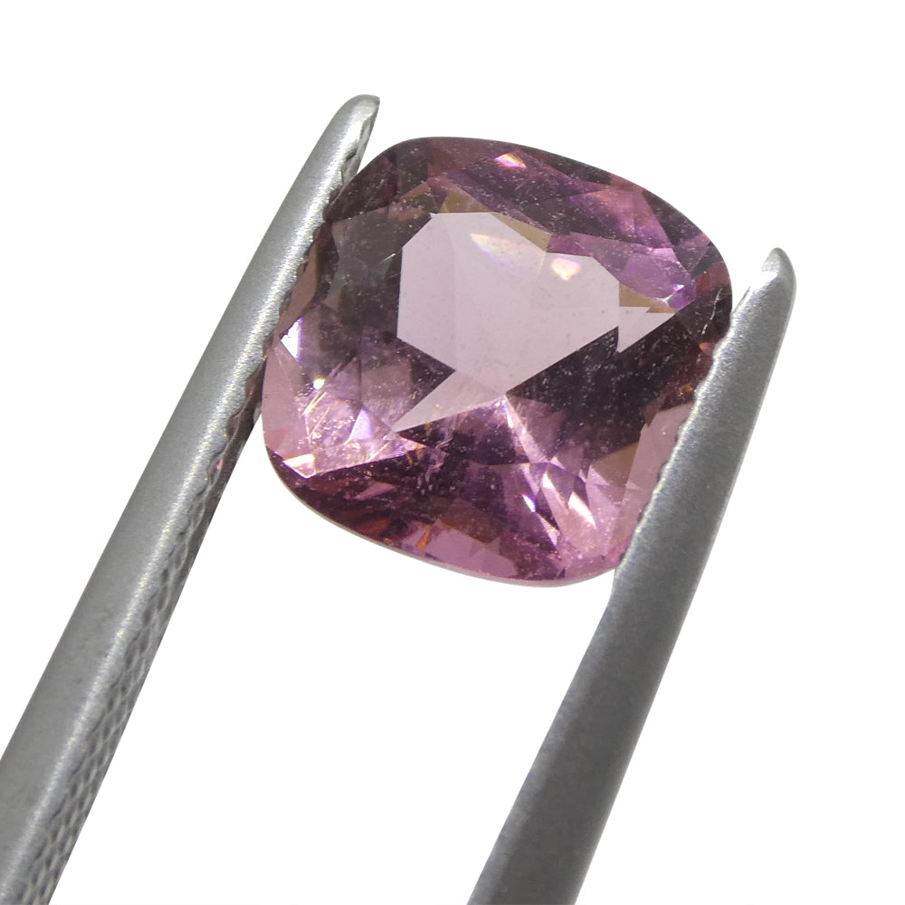 Tourmaline 2.22 cts 8.15 x 8.21 x 5.15 Cushion Pink $780