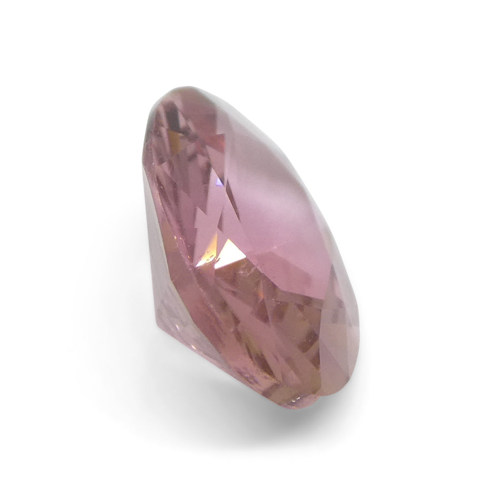 1.94ct Brazilian Pink Oval Tourmaline, Modified Brilliant Cut, premium single stone from SkyJems Canadian gemstone collection