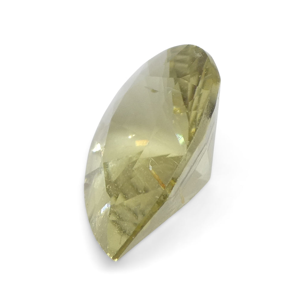 1.47ct Pear Yellow Tourmaline from Brazil - Skyjems Wholesale Gemstones