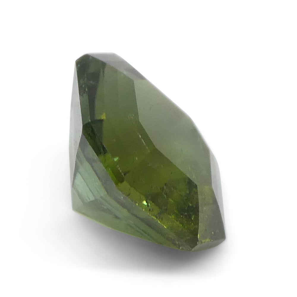 1.76ct Brazilian Green Tourmaline Asscher Cut Gemstone from SkyJems Canadian Fine Gem Specialists