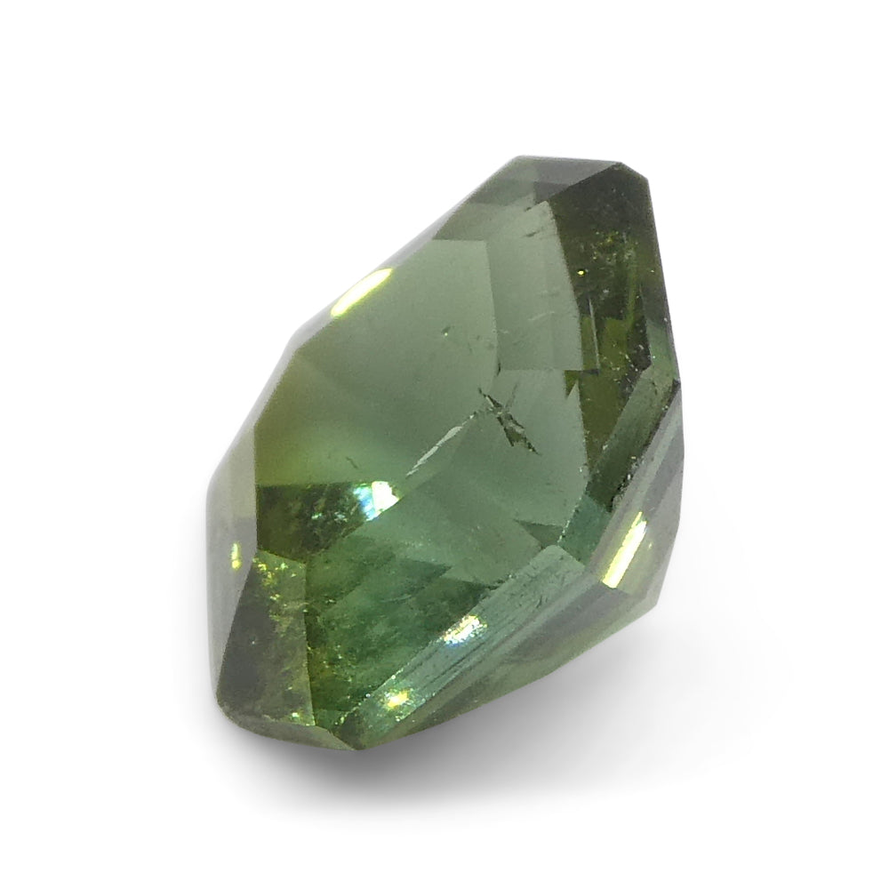 1.76ct Brazilian Green Tourmaline Asscher Cut Gemstone from SkyJems Rare Gem Collection