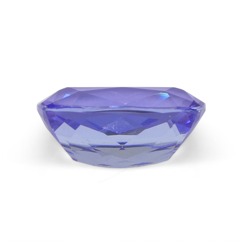 2.8ct Violet Blue Tanzanite Cushion Gemstone from Tanzania, Brilliant Cut | Premium SkyJems Rare Gem Collection