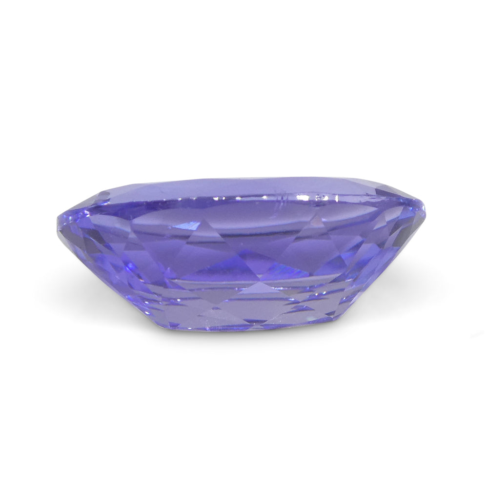 SkyJems 3.01ct Oval Blue-Violet Tanzanite from Tanzania, premium AAA-grade gemstone with vibrant color and exceptional clarit