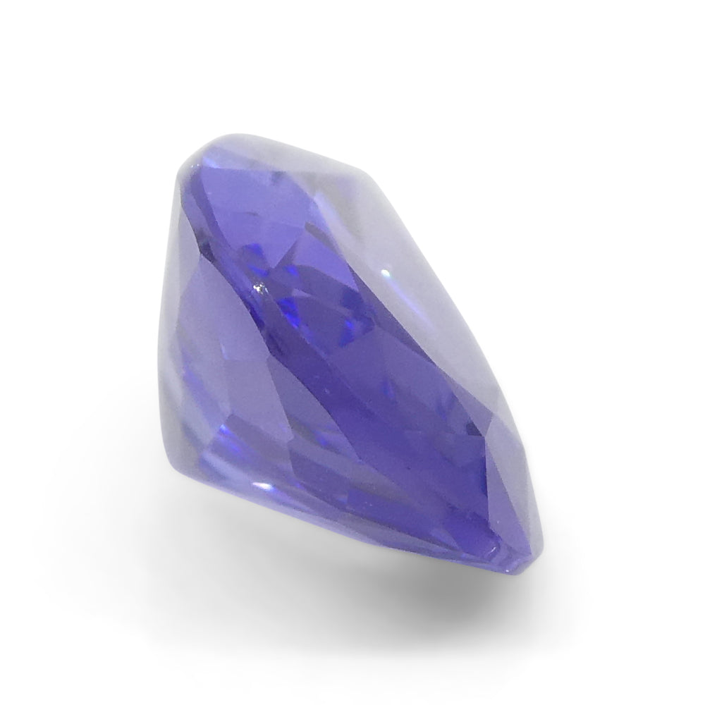 2.11ct Pear Blue Tanzanite from Tanzania, vibrant violet-blue gemstone, SkyJems premium single loose stone collection