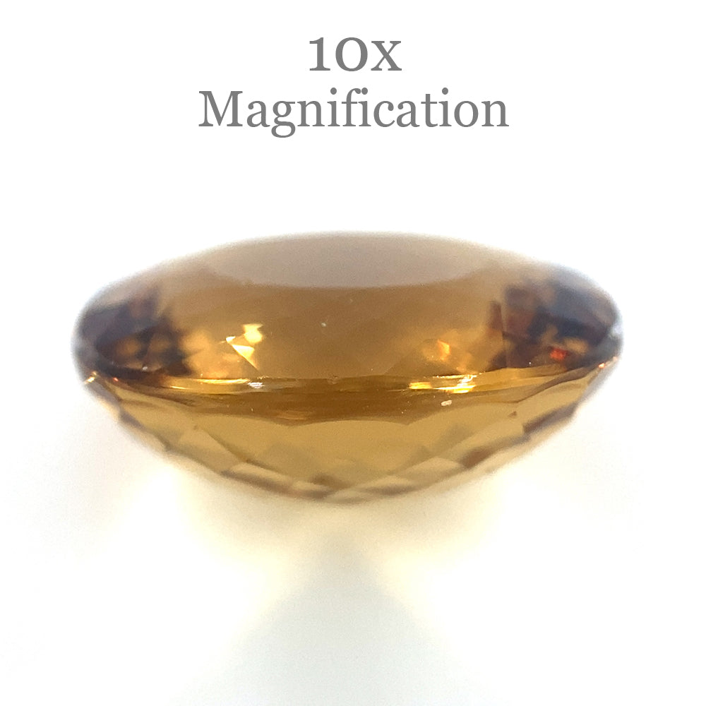 10.75ct Brazilian Golden Yellow Heliodor Beryl Cushion Cut Gemstone by SkyJems Canadian Gem Experts