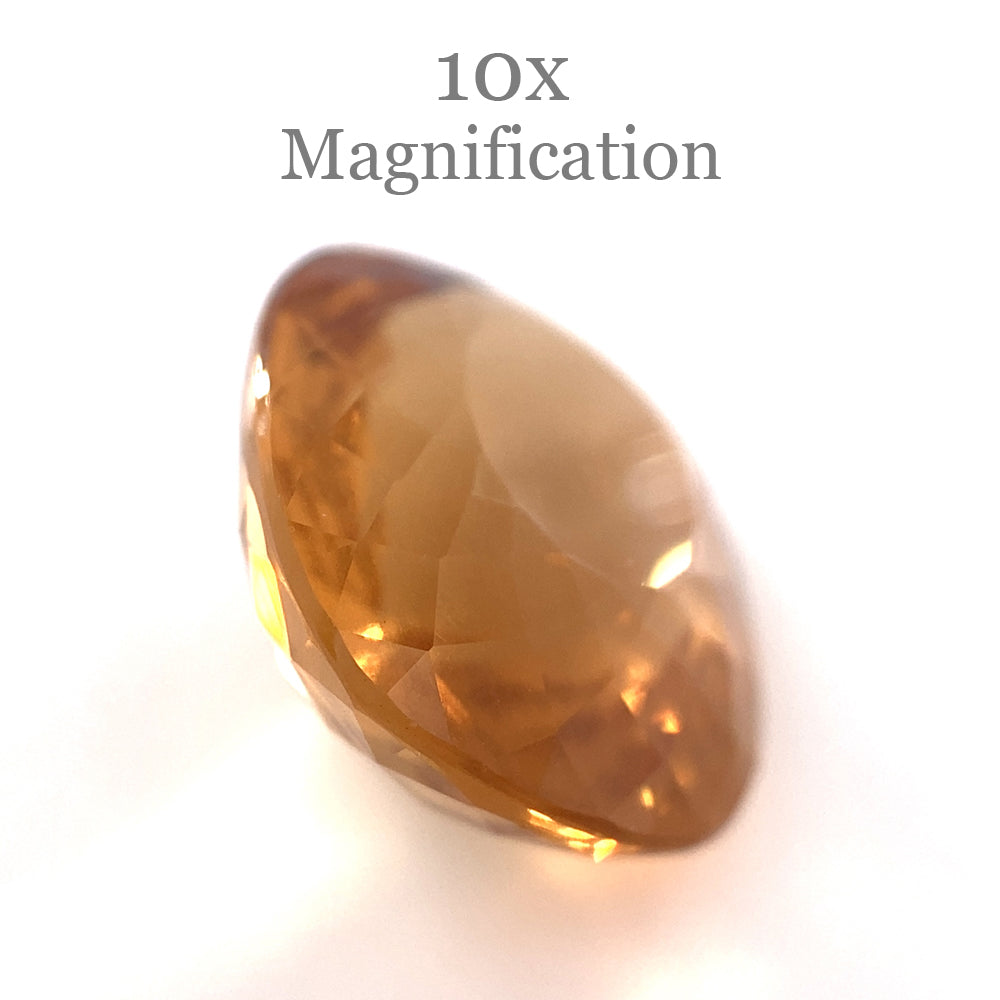 9.25ct Brazilian Golden Yellow Heliodor Beryl Cushion Cut Gemstone by SkyJems Canadian Gem Experts