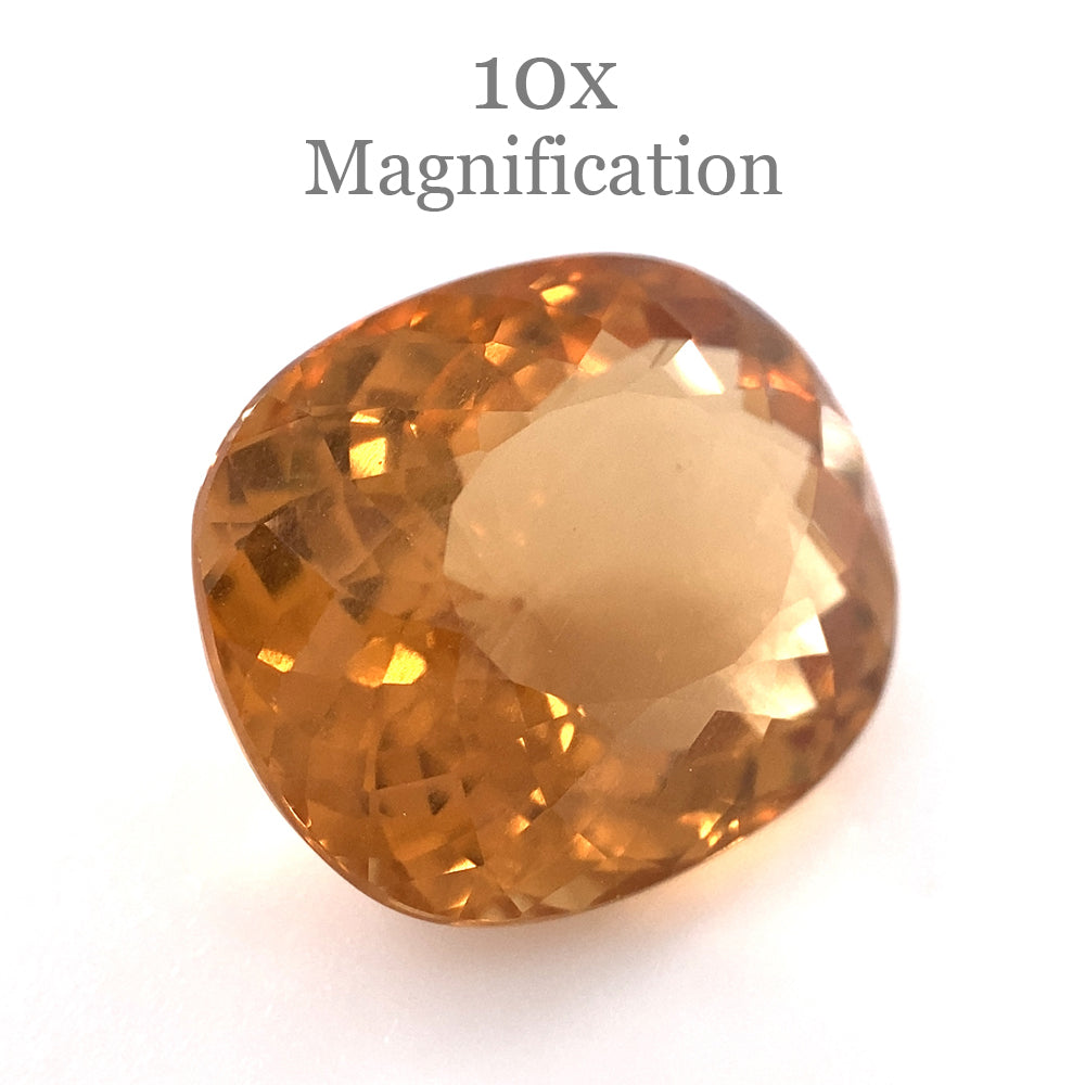 9.25ct Brazilian Golden Yellow Heliodor Beryl Cushion Cut Gemstone by SkyJems Fine Canadian Gem Specialists