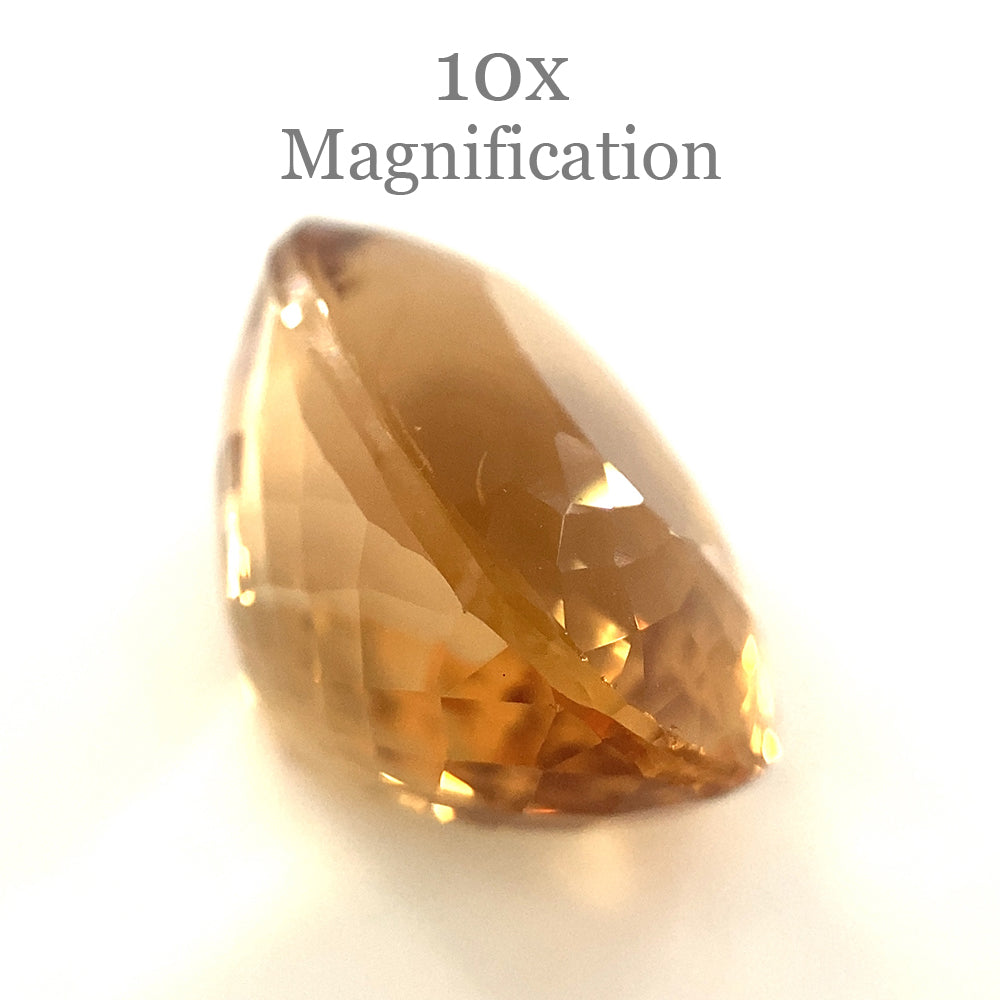 10.80ct Brazilian Golden Yellow Heliodor Beryl Cushion Mixed Cut Gemstone by SkyJems Canada