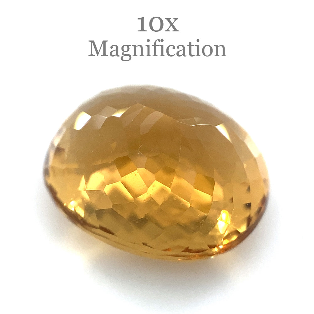 8.40ct Brazilian Golden Yellow Heliodor Beryl Cushion Mixed Cut Gemstone by SkyJems Canada