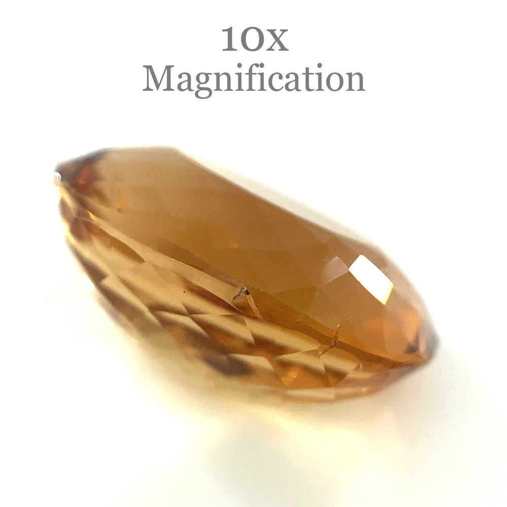 9.10ct Brazilian Golden Yellow Heliodor Beryl Cushion Mixed Cut Gemstone by SkyJems Canada