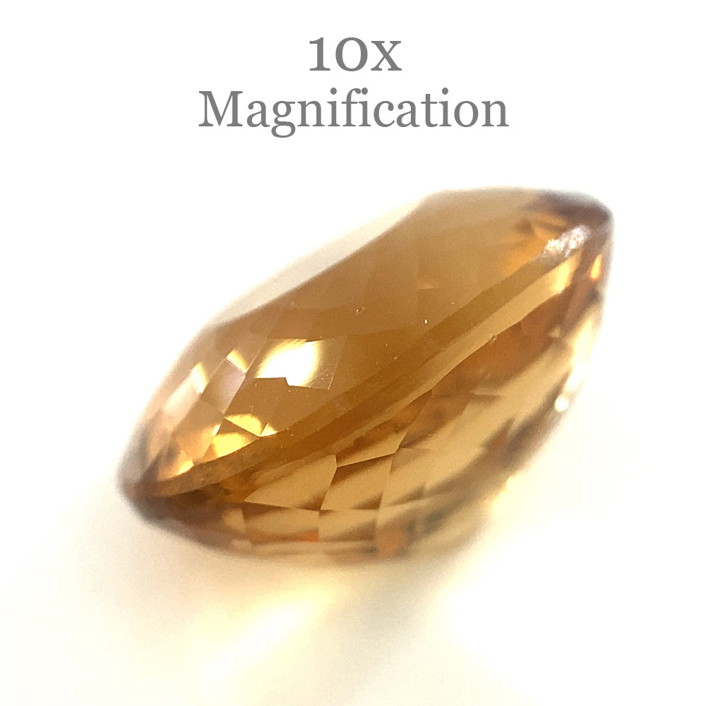 8.61ct Oval Golden Yellow Heliodor Beryl from Brazil, Mixed Cut Gemstone by SkyJems Canadian Fine Gems