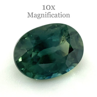1.17ct Oval Teal Green Sapphire - Skyjems Wholesale Gemstones