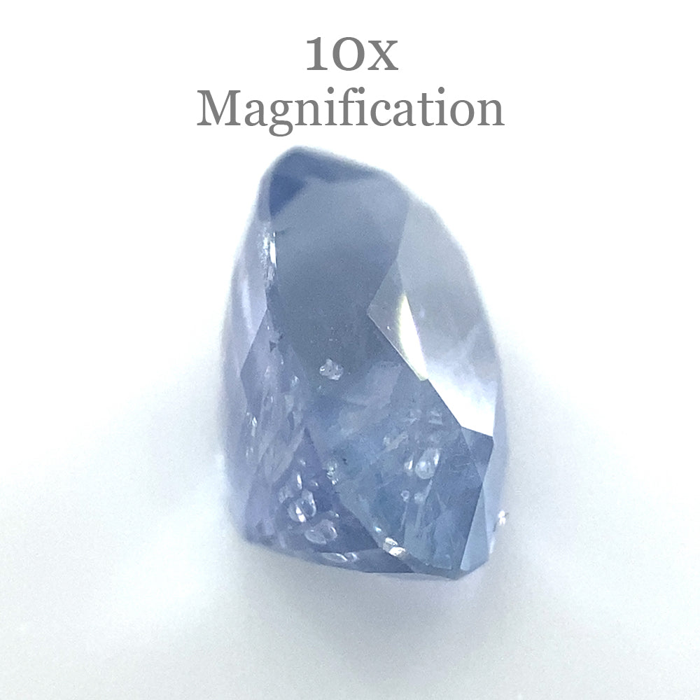 3.18ct Purplish Blue Oval Sapphire from Myanmar, unheated premium gemstone by SkyJems Canadian gem experts