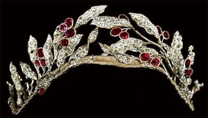 Famous Ruby Jewellery, Part 5: Tiaras of Scandinavia and Eastern Europe