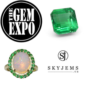 Skyjems.ca at The Toronto Gem Expo, Nov. 11-13, contact for complimentary VIP Entry from Skyjems