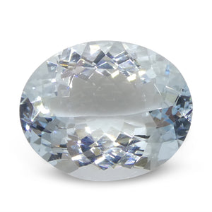 Aquamarine 3.84 cts 12.32 x 10.03 x 5.49 mm Oval Blue  $1540