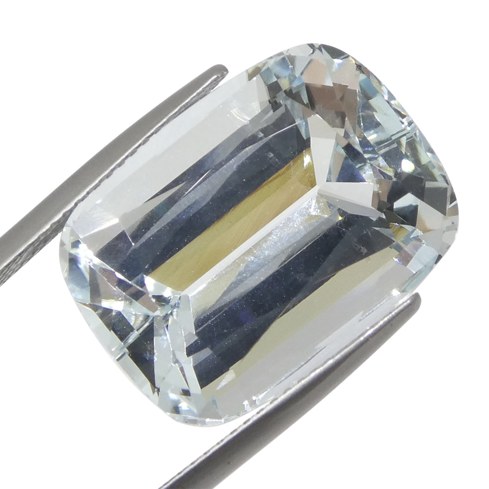 23.29ct Cushion Blue Aquamarine from Brazil Unheated - Skyjems Wholesale Gemstones