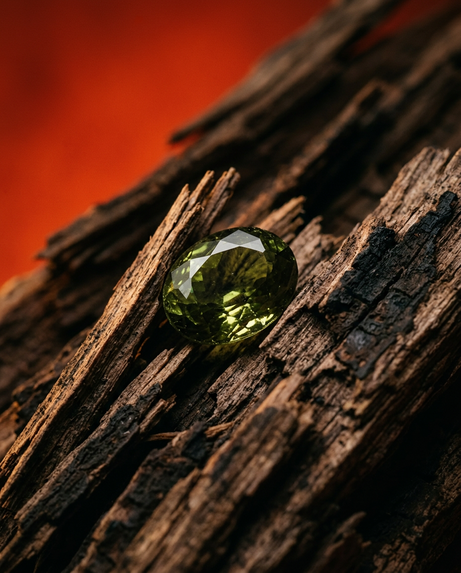 0.54ct Natural Alexandrite Oval Gem: Yellowish Green to Brown Color-Change Stone from Sri Lanka by SkyJems