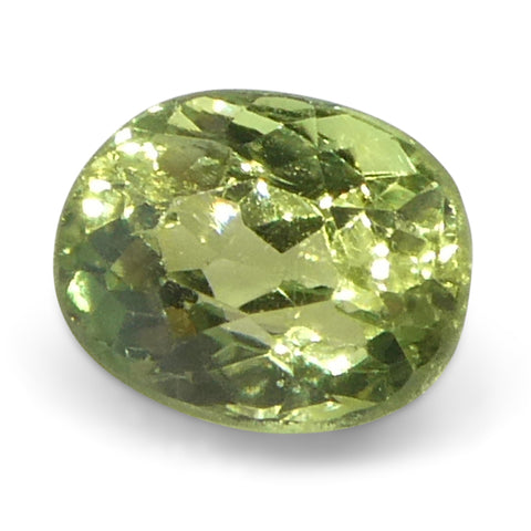 0.21ct Oval Yellowish Green to Yellowish Brown Alexandrite from Sri Lanka, Unheated