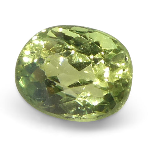 0.21ct Oval Yellowish Green to Yellowish Brown Alexandrite from Sri Lanka, Unheated