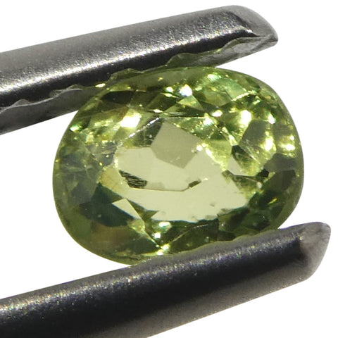 0.21ct Oval Yellowish Green to Yellowish Brown Alexandrite from Sri Lanka, Unheated