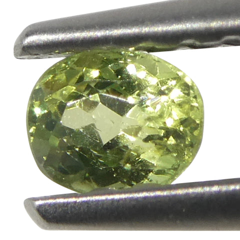 0.21ct Oval Yellowish Green to Yellowish Brown Alexandrite from Sri Lanka, Unheated