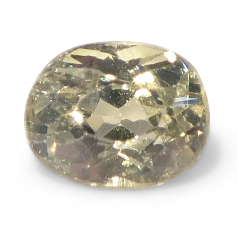 0.21ct Oval Yellowish Green to Yellowish Brown Alexandrite from Sri Lanka, Unheated