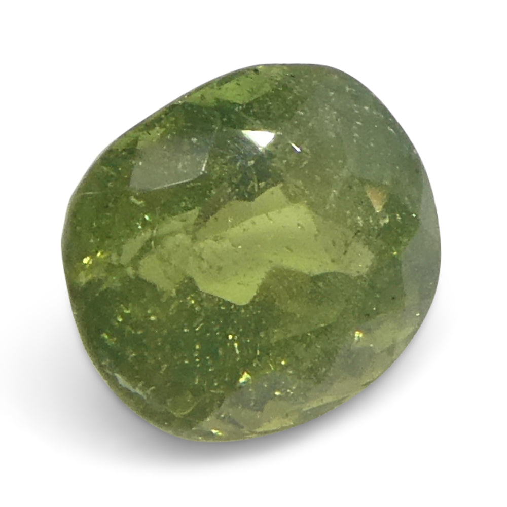 0.6ct Oval Yellowish Green to Greenish Yellow Alexandrite from Sri Lanka, Unheated - Skyjems Wholesale Gemstones