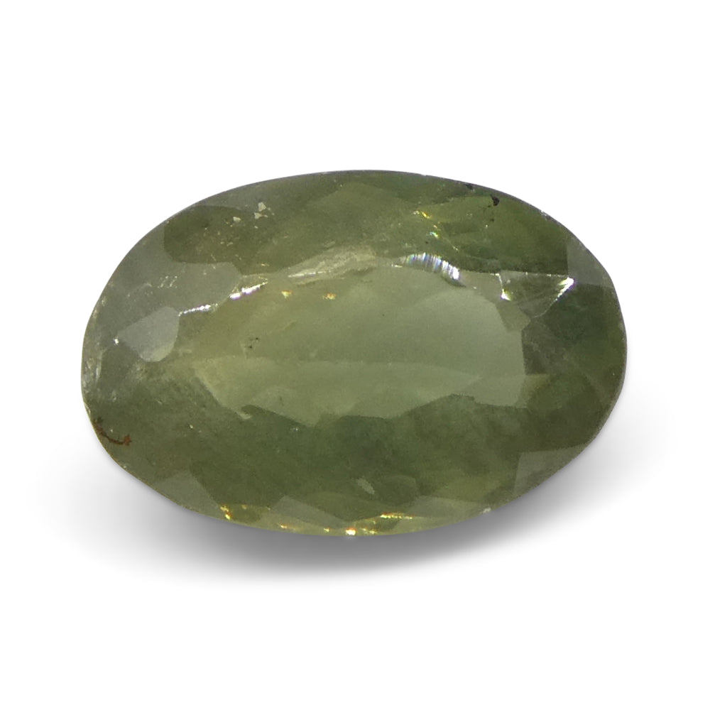 Alexandrite 0.99 cts 7.08 x 4.75 x 3.33 mm Oval Yellowish Green changing to Yellowish Brown  $1390