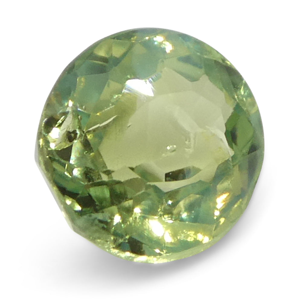0.47ct Oval Yellowish Green to Greyish Purple Alexandrite from Brazil, Unheated - Skyjems Wholesale Gemstones