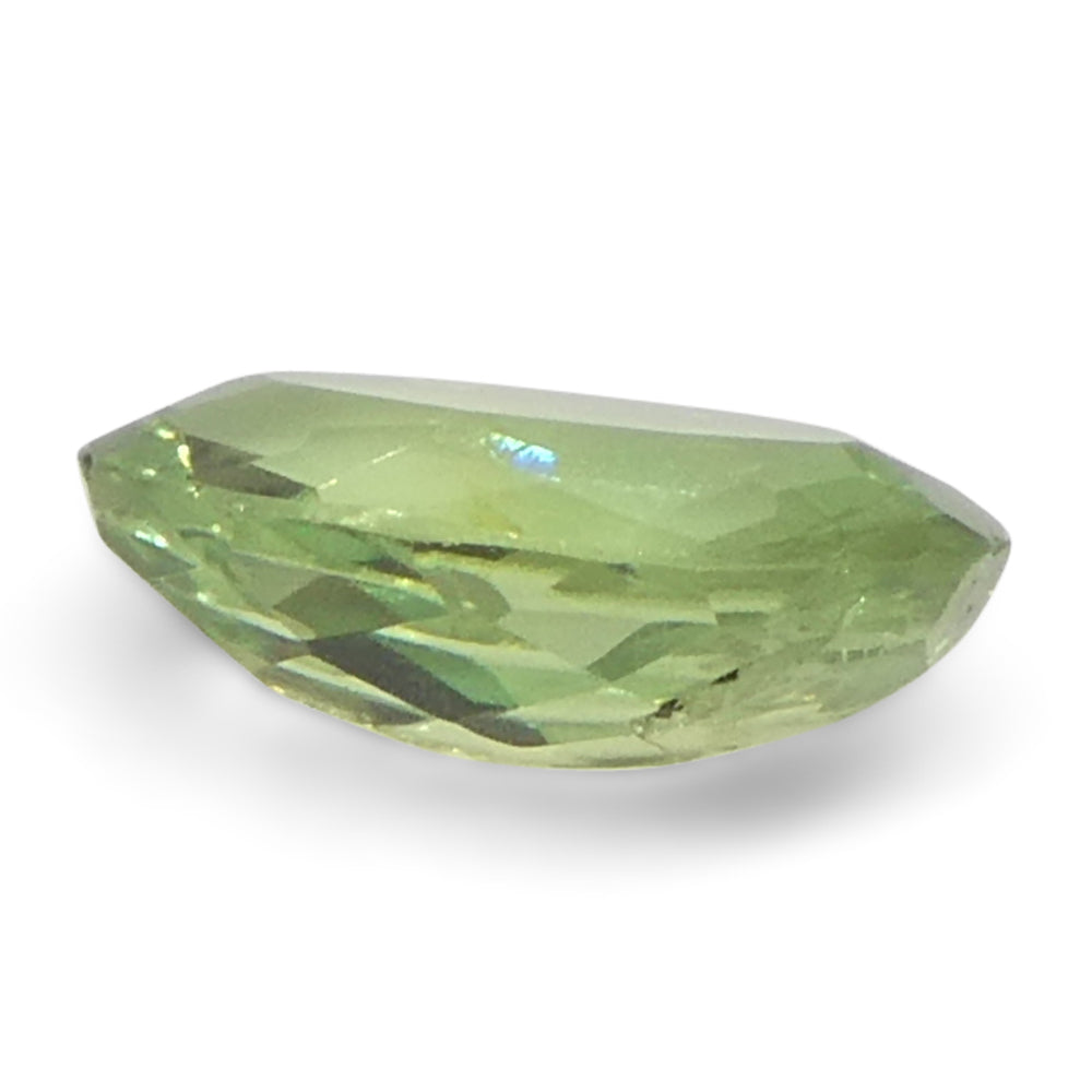 0.44ct Oval Yellowish Green to Greyish Purple Alexandrite from Brazil, Unheated - Skyjems Wholesale Gemstones