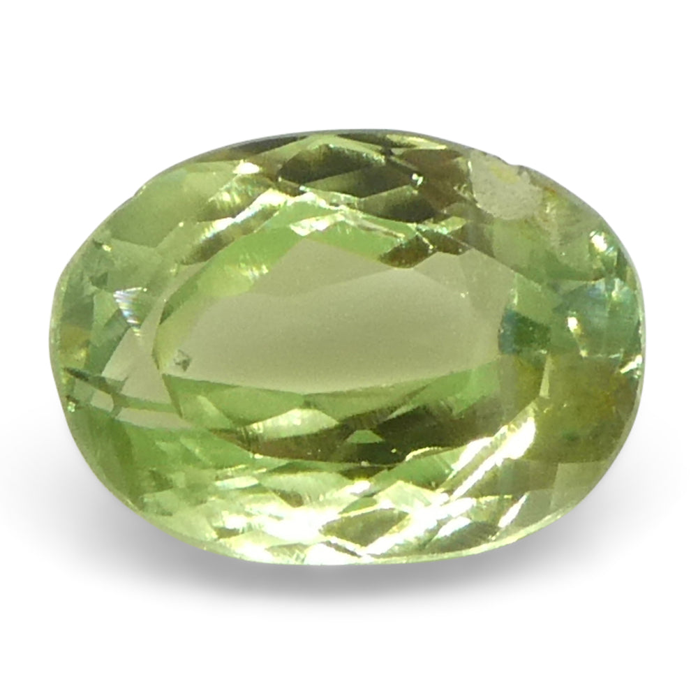 Alexandrite 0.6 cts 5.44 x 3.99 x 2.83 mm Oval Slightly Yellowish Green changing to Greyish Purple  $840