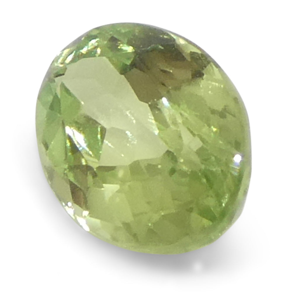 0.44ct Oval Yellowish Green to Greyish Purple Alexandrite from Brazil, Unheated - Skyjems Wholesale Gemstones