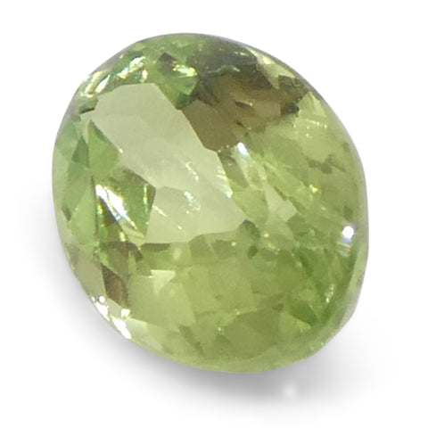 0.44ct Oval Yellowish Green to Greyish Purple Alexandrite from Brazil, Unheated