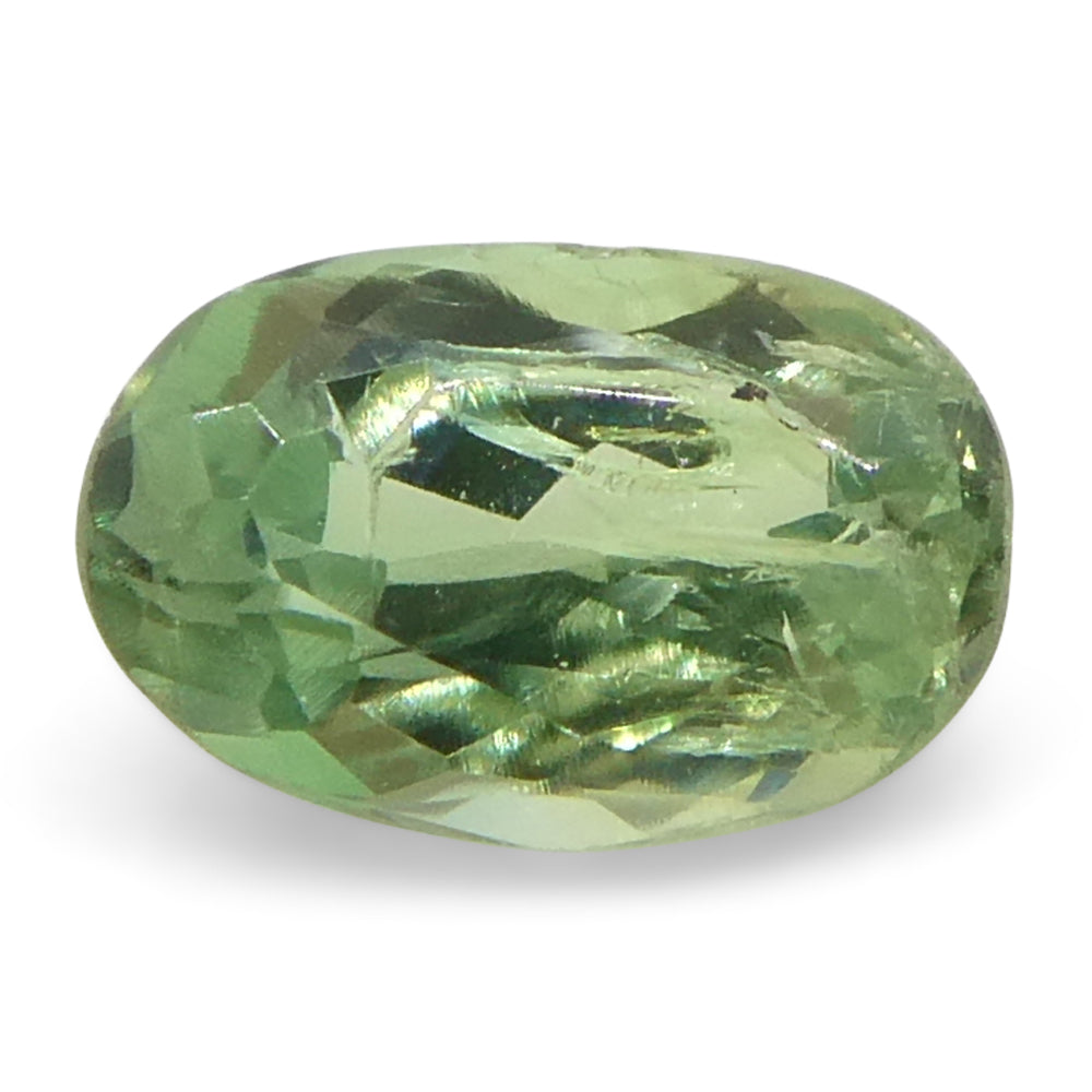 Alexandrite 0.15 cts 3.84 x 2.53 x 1.80 mm Oval Very Slightly Yellowish Green changing to Greyish Purple  $210