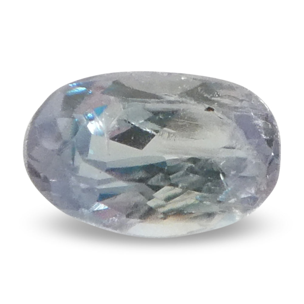 0.15ct Oval Yellowish Green to Greyish Purple Alexandrite from Brazil, Unheated - Skyjems Wholesale Gemstones