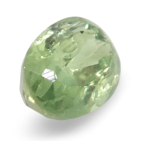 0.15ct Oval Yellowish Green to Greyish Purple Alexandrite from Brazil, Unheated