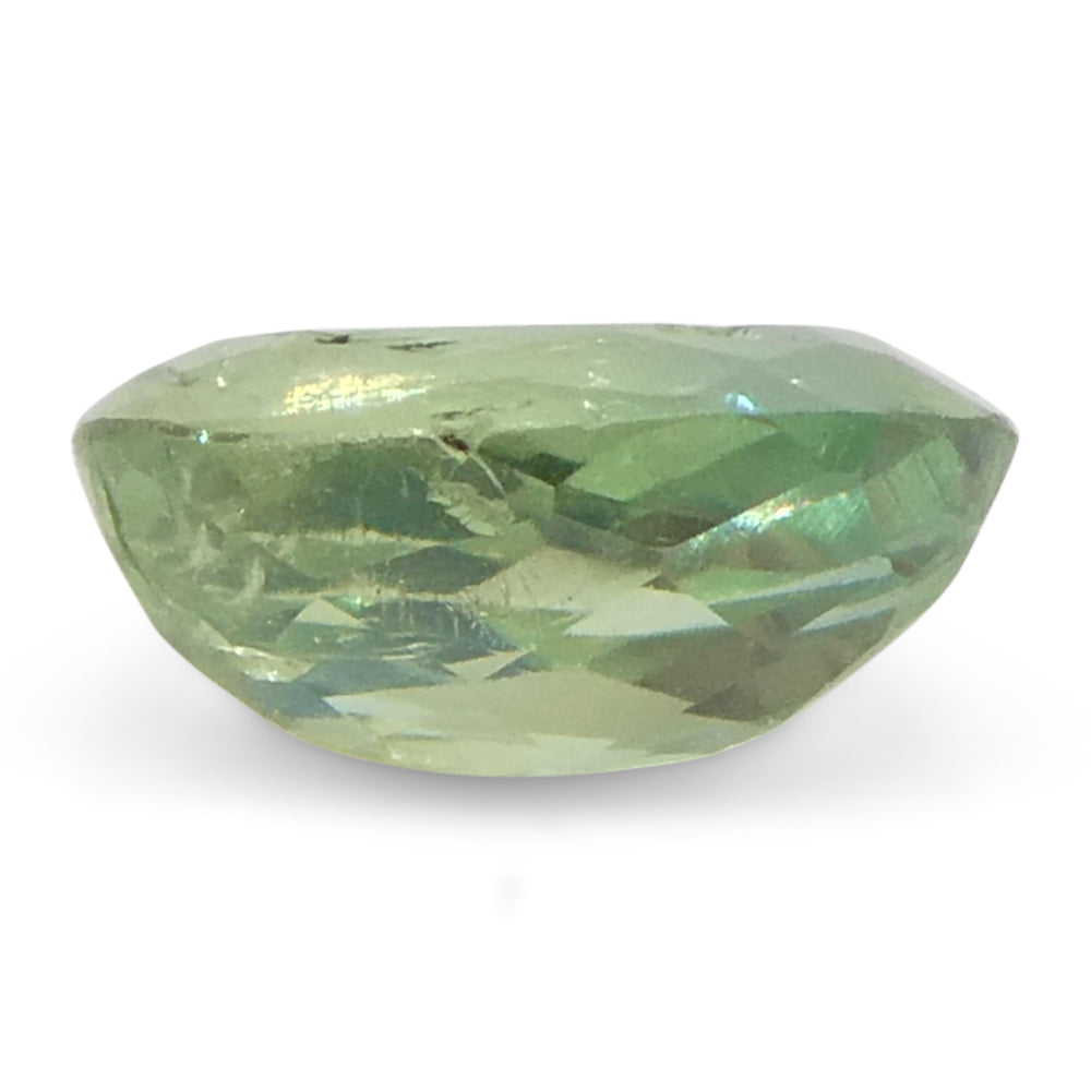 0.15ct Oval Yellowish Green to Greyish Purple Alexandrite from Brazil, Unheated - Skyjems Wholesale Gemstones