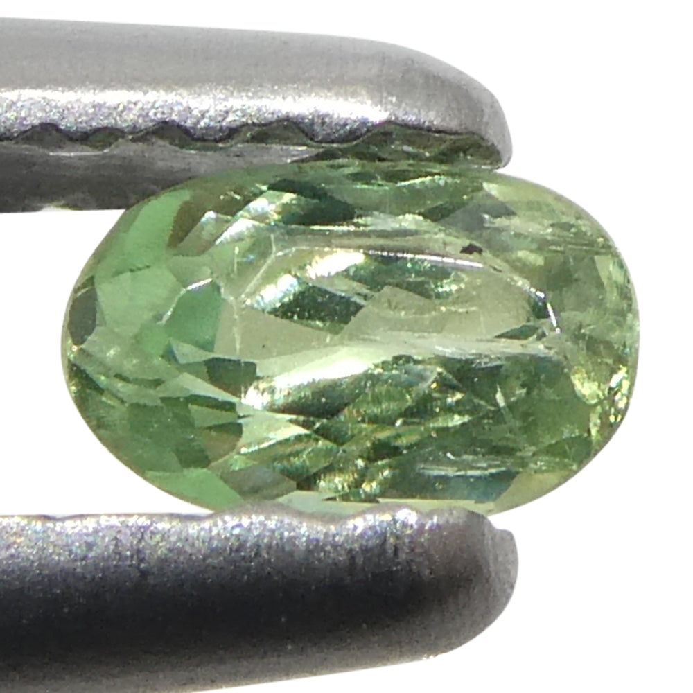 0.15ct Oval Yellowish Green to Greyish Purple Alexandrite from Brazil, Unheated - Skyjems Wholesale Gemstones