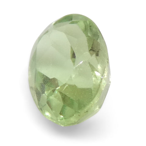 0.22ct Oval Yellowish Green to Greyish Purple Alexandrite from Brazil, Unheated