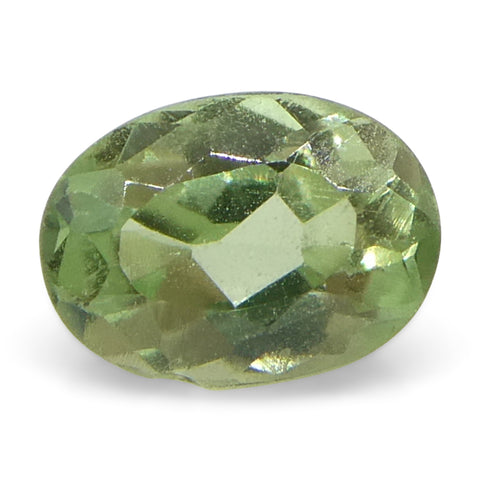 0.22ct Oval Yellowish Green to Greyish Purple Alexandrite from Brazil, Unheated