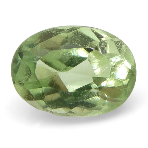 0.22ct Oval Yellowish Green to Greyish Purple Alexandrite from Brazil, Unheated