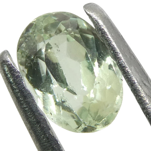 0.24ct Oval Yellowish Green to Greyish Purple Alexandrite from Brazil, Unheated