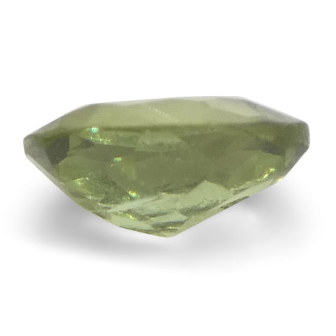 0.24ct Oval Yellowish Green to Yellowish Brown Alexandrite from Brazil, Unheated