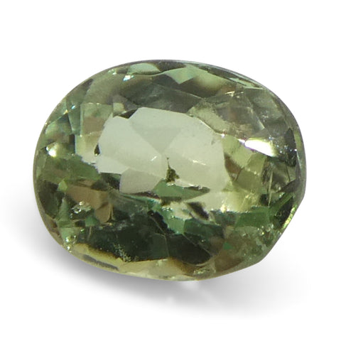 0.2ct Oval Yellowish Green to Greyish Purple Alexandrite from Brazil, Unheated