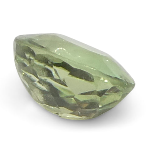 0.2ct Oval Yellowish Green to Greyish Purple Alexandrite from Brazil, Unheated