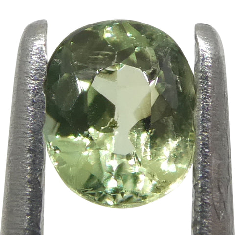 0.2ct Oval Yellowish Green to Greyish Purple Alexandrite from Brazil, Unheated