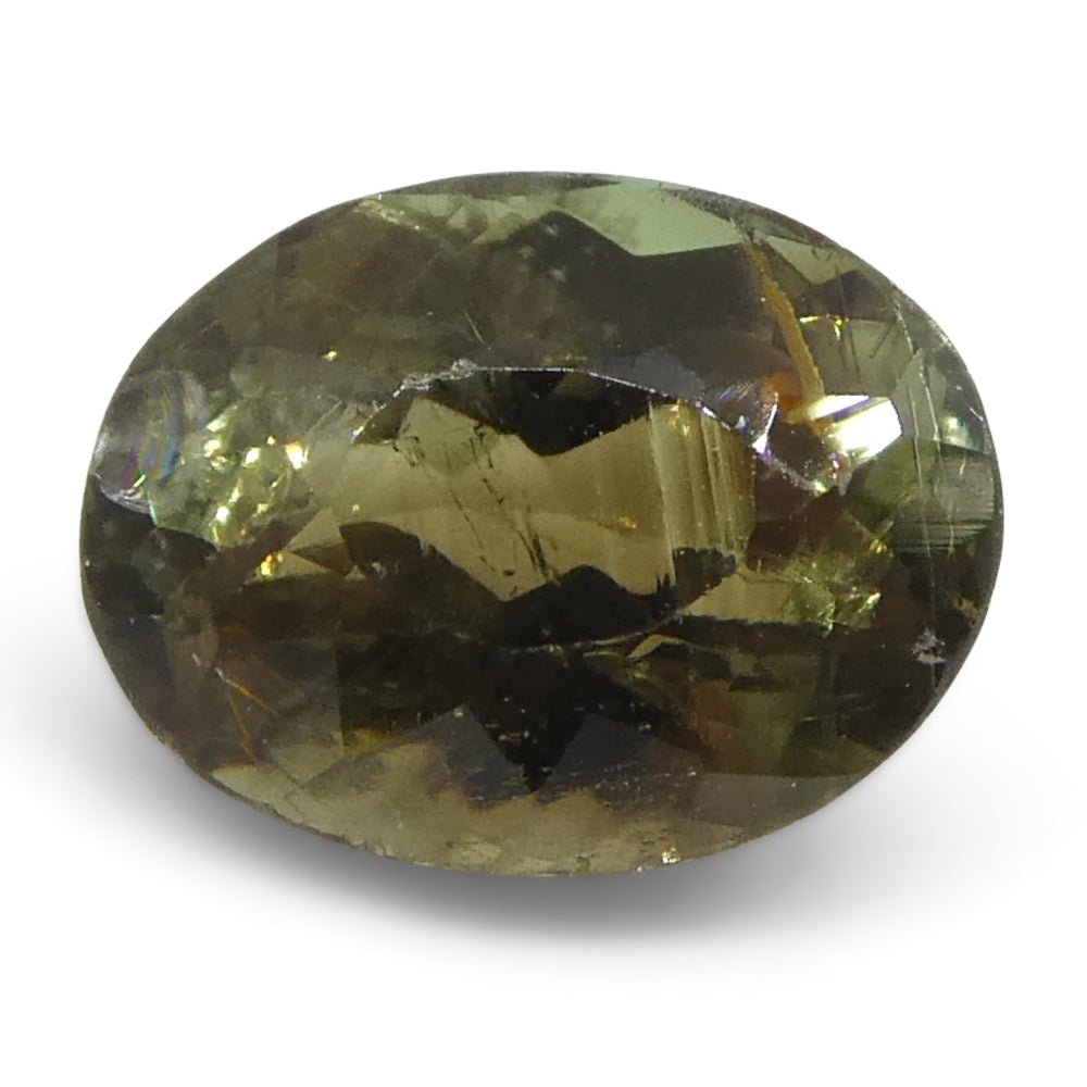 Alexandrite 0.65 cts 5.62 x 4.30 x 3.32 mm Oval Greenish Yellow changing to Purple  $1300